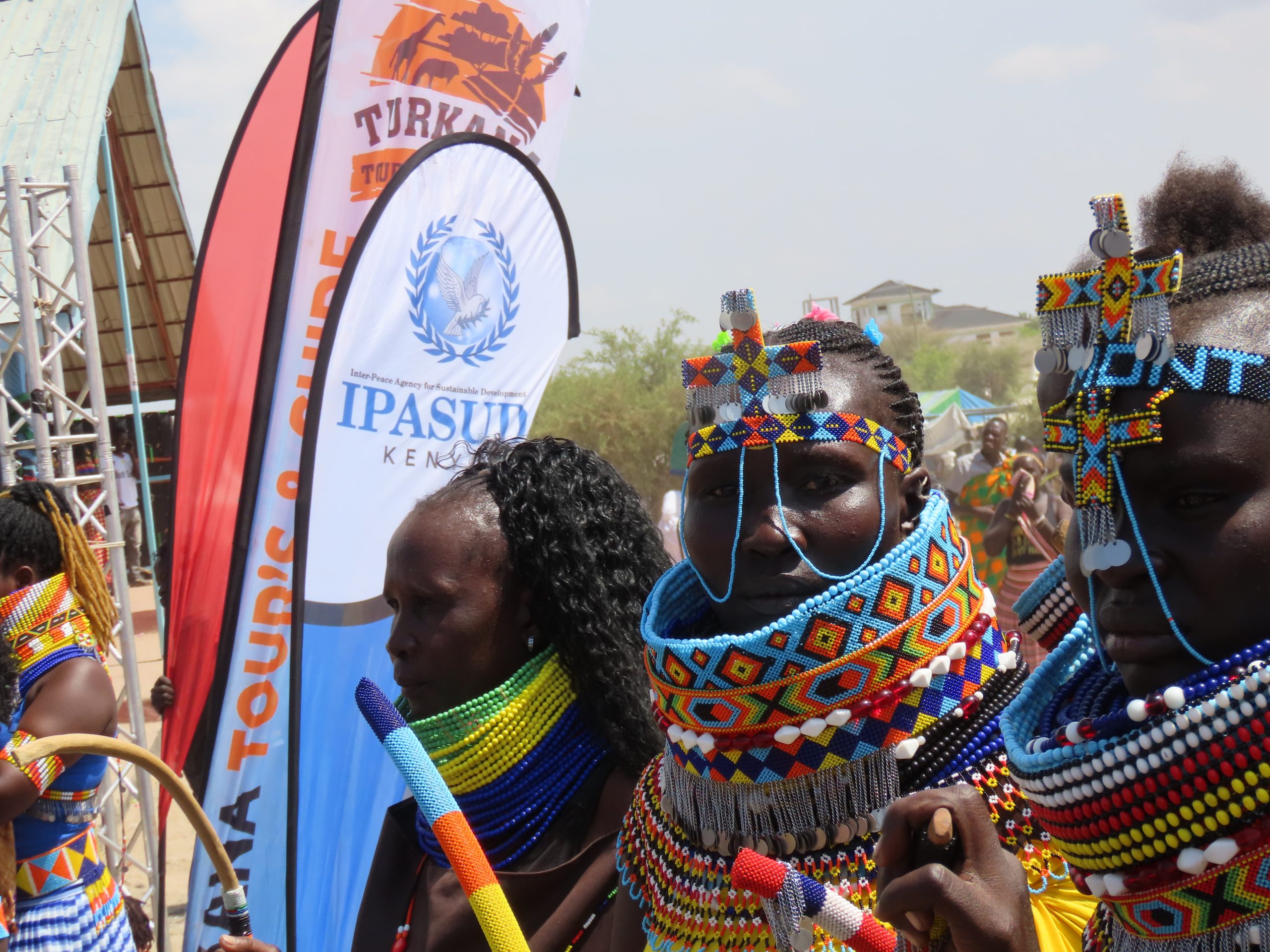 IPASUD team and community members in Turkana